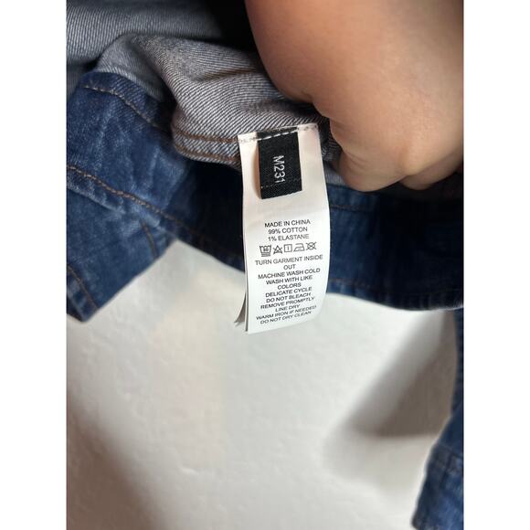 Kate Spade New York Broome Street Oversized Denim Jacket XS NWT - Picture 6 of 9